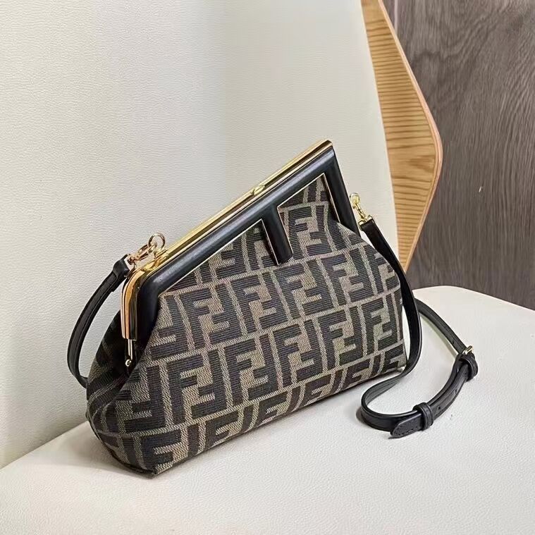 FENDI FIRST fabric bag 5FB2322 black