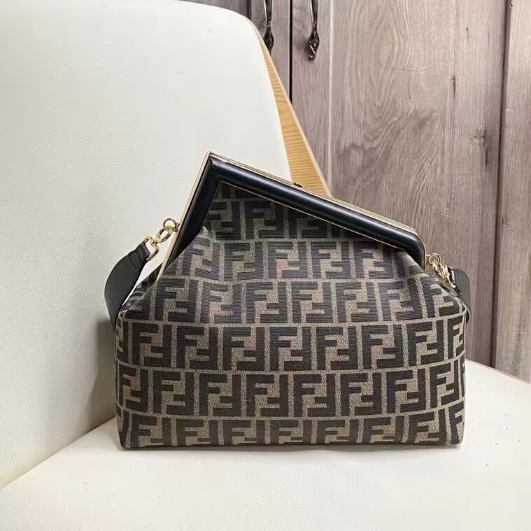 FENDI FIRST fabric bag 5FB2323 Black