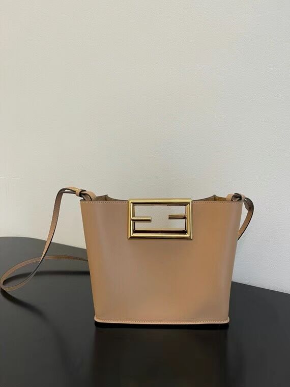 FENDI WAY small leather bag 5FB6846 Beige