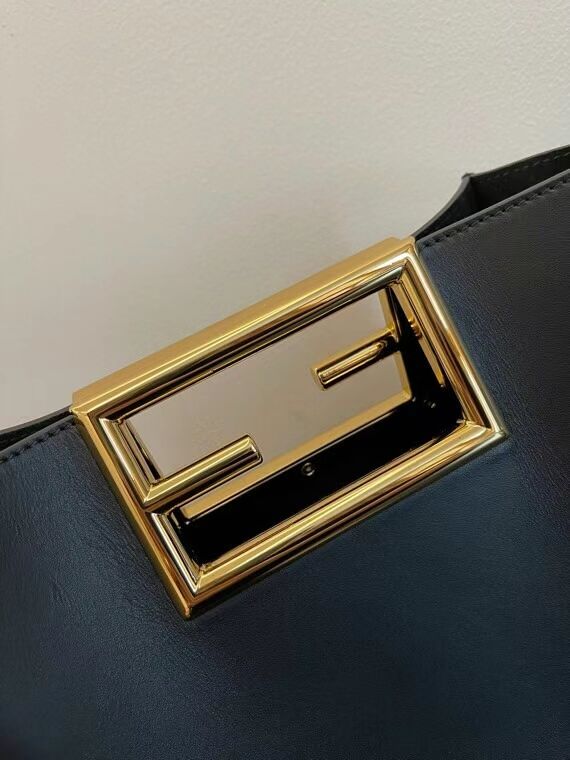 FENDI WAY small leather bag 5FB6846 black