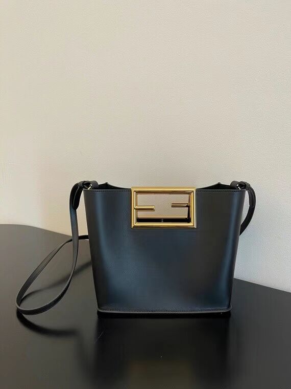 FENDI WAY small leather bag 5FB6846 black