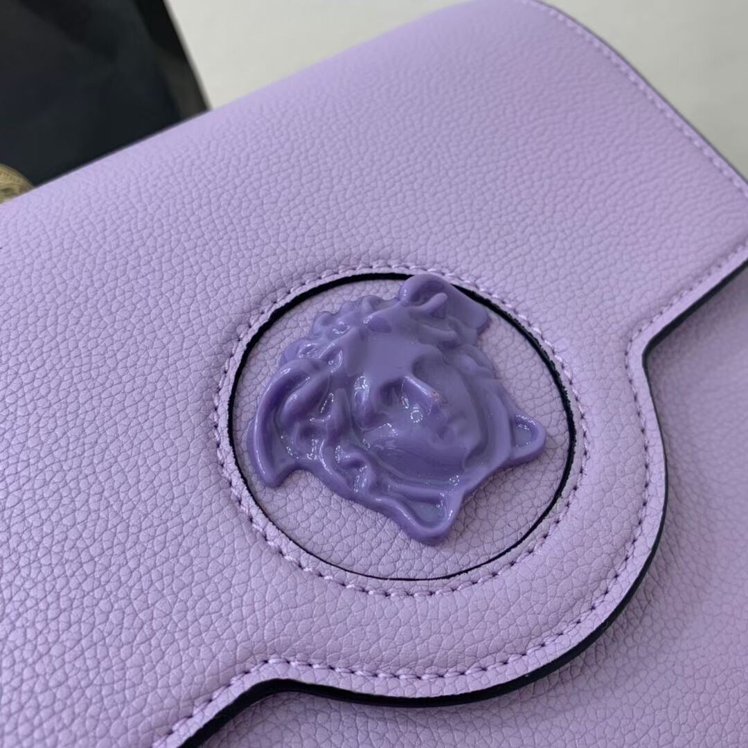 Versace Original medium Calfskin Leather Bag FS1067 Lavender