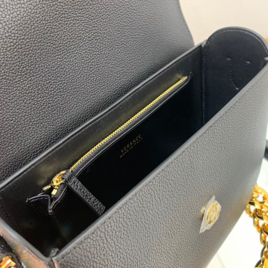 Versace Original medium Calfskin Leather Bag FS1067 black