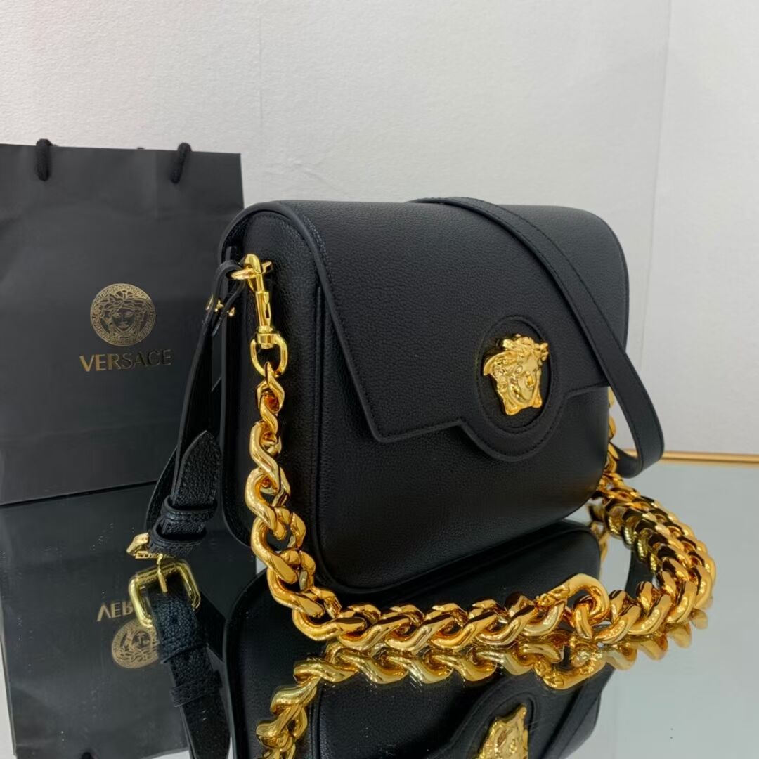 Versace Original medium Calfskin Leather Bag FS1067 black