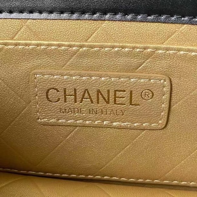 Chanel small Flap Shoulder Bag Original leather AS2714 black