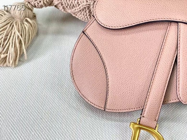 Dior SMALL SADDLE-TAS VAN KALFSLEER M0445CW  PINK