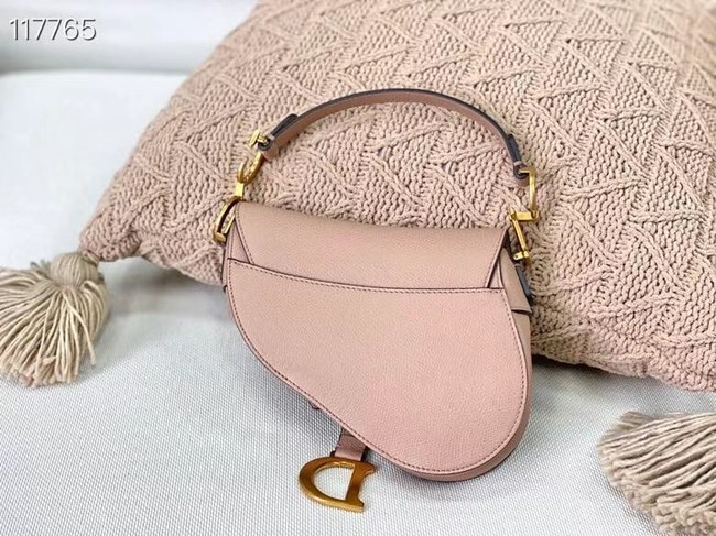 Dior SMALL SADDLE-TAS VAN KALFSLEER M0445CW  PINK