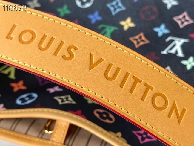 Louis Vuitton Monogram Canvas Original Leather M40353 black