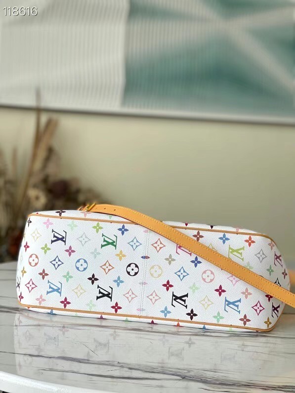 Louis Vuitton Monogram Canvas Original Leather M40353 white