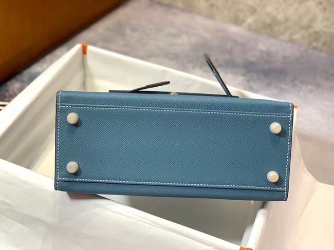 Hermes Original Epsom Leather KEL2578 blue