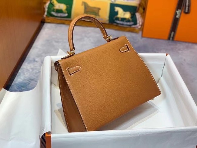 Hermes Original Epsom Leather KEL2578 brown