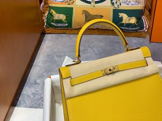 Hermes Original Epsom Leather KEL2578 lemon