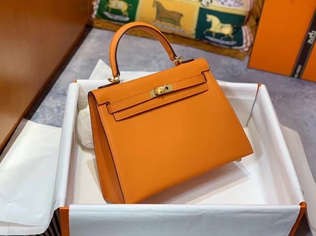 Hermes Original Epsom Leather KEL2578 orange