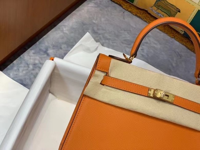 Hermes Original Epsom Leather KEL2578 orange