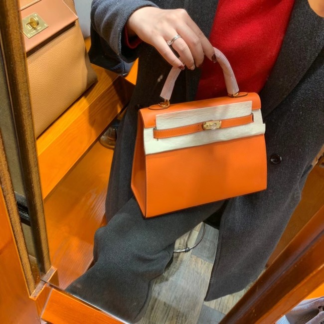 Hermes Original Epsom Leather KEL2578 orange