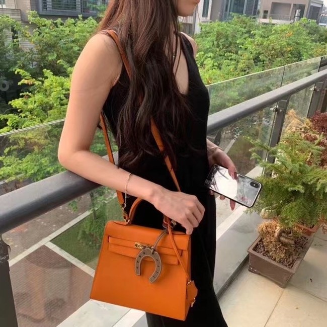 Hermes Original Epsom Leather KEL2578 orange