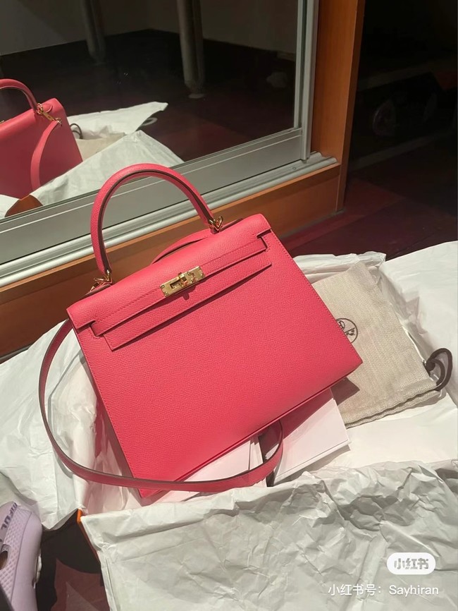 Hermes Original Epsom Leather KEL2578 rose