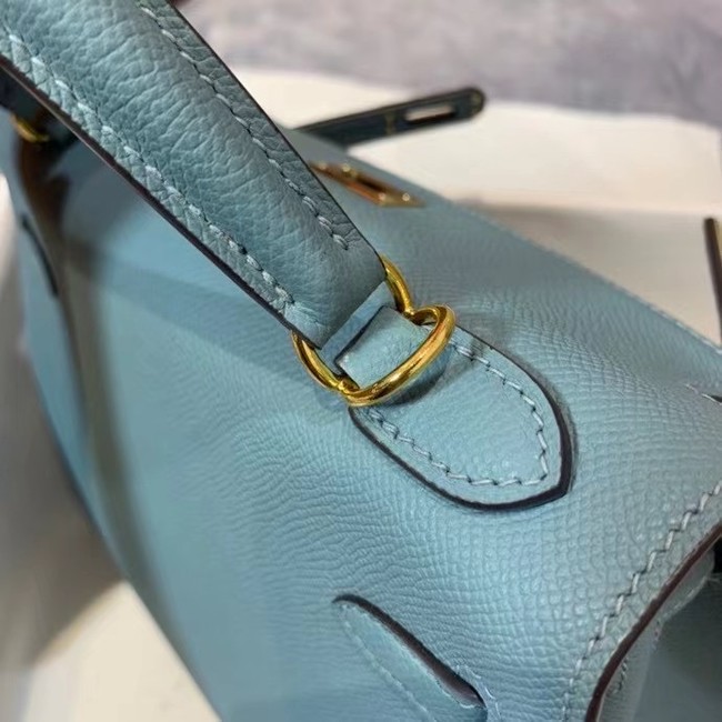 Hermes Original Epsom Leather KEL2578 skyblue