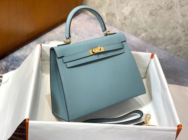 Hermes Original Epsom Leather KEL2578 skyblue