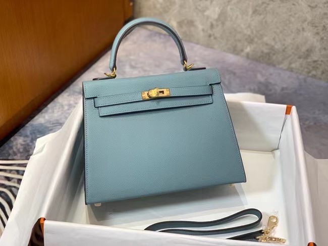 Hermes Original Epsom Leather KEL2578 skyblue