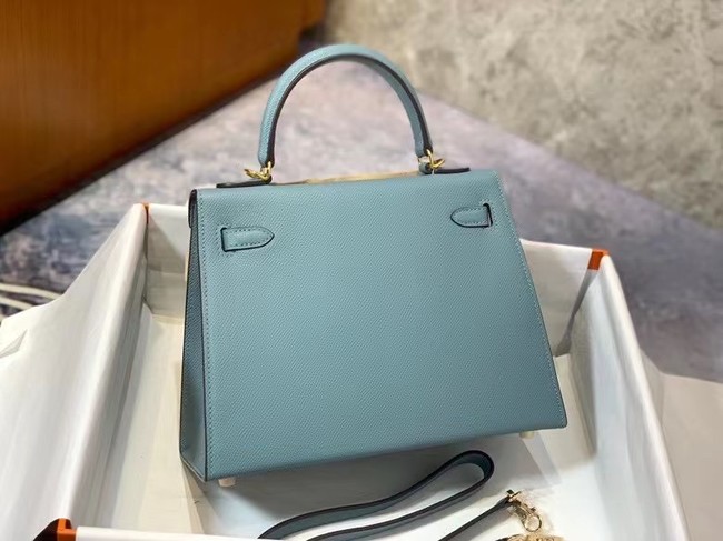 Hermes Original Epsom Leather KEL2578 skyblue