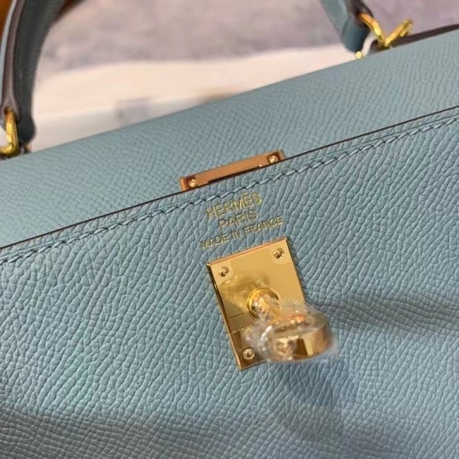 Hermes Original Epsom Leather KEL2578 skyblue