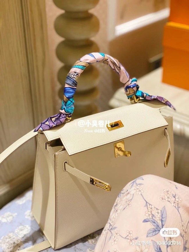 Hermes Original Epsom Leather KEL2578 white