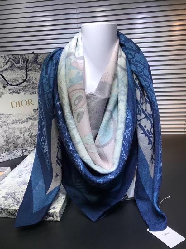 Dior scarf Wool&Cashmere 33679-2