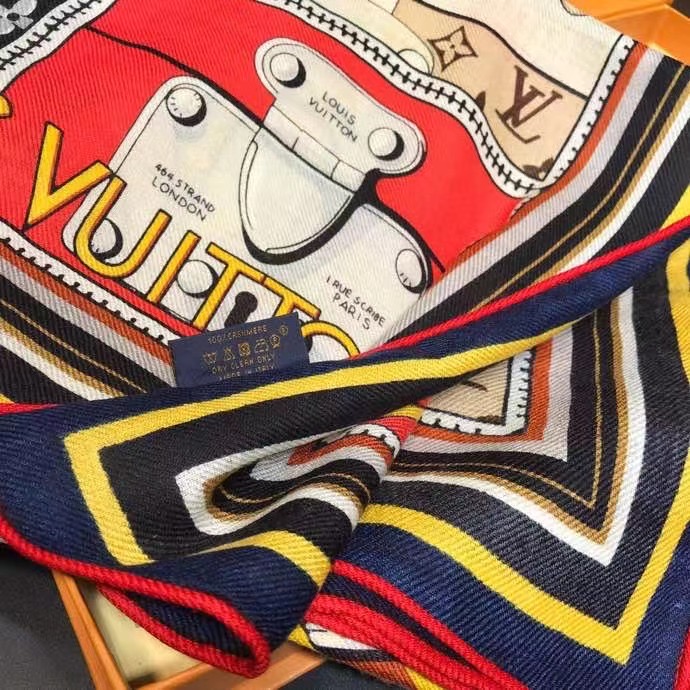 Louis Vuitton scarf Wool&Cashmere 33683
