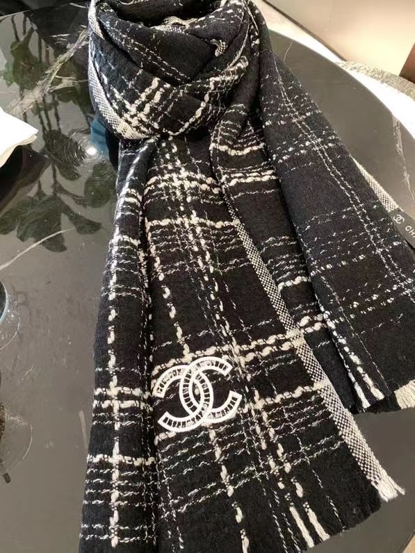 Chanel scarf Wool&Cashmere 33667-2