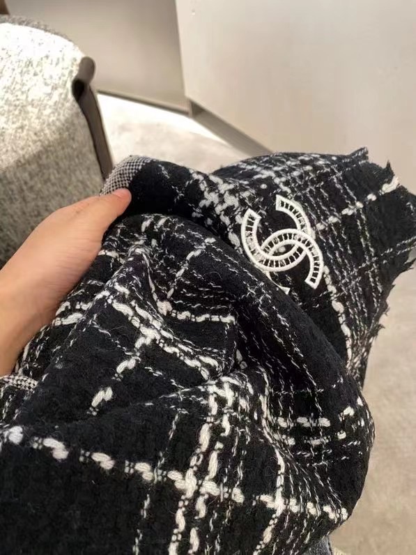 Chanel scarf Wool&Cashmere 33667-2