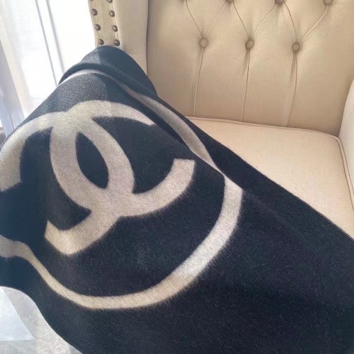 Chanel scarf Wool&Cashmere 33669