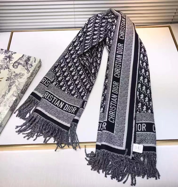 Dior scarf Wool&Cashmere 33661