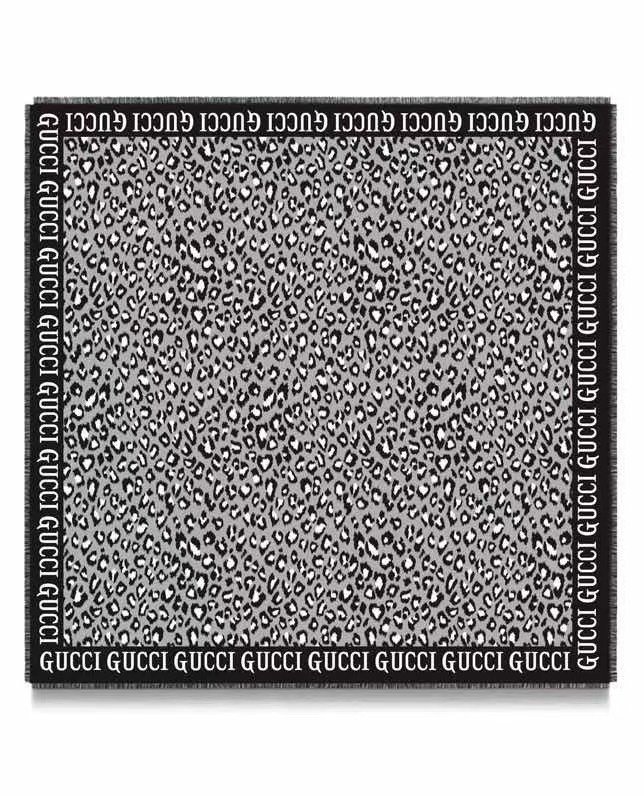 Gucci scarf Wool&Cashmere 33668-2