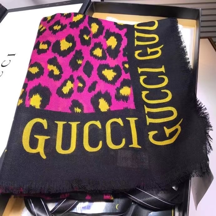 Gucci scarf Wool&Cashmere 33668-3
