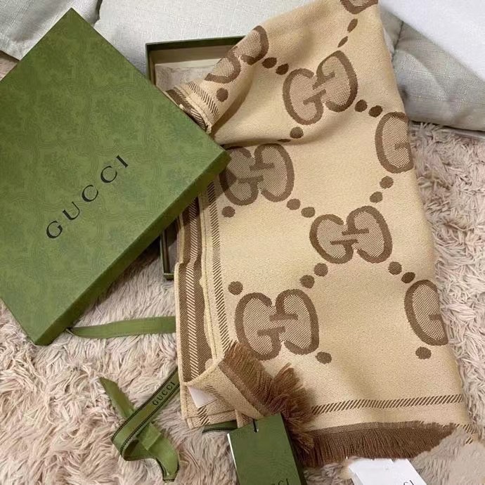 Gucci scarf Wool&Cashmere 33670