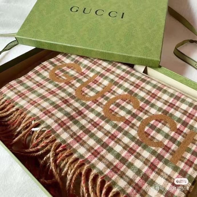 Gucci scarf Wool&Cashmere 33672