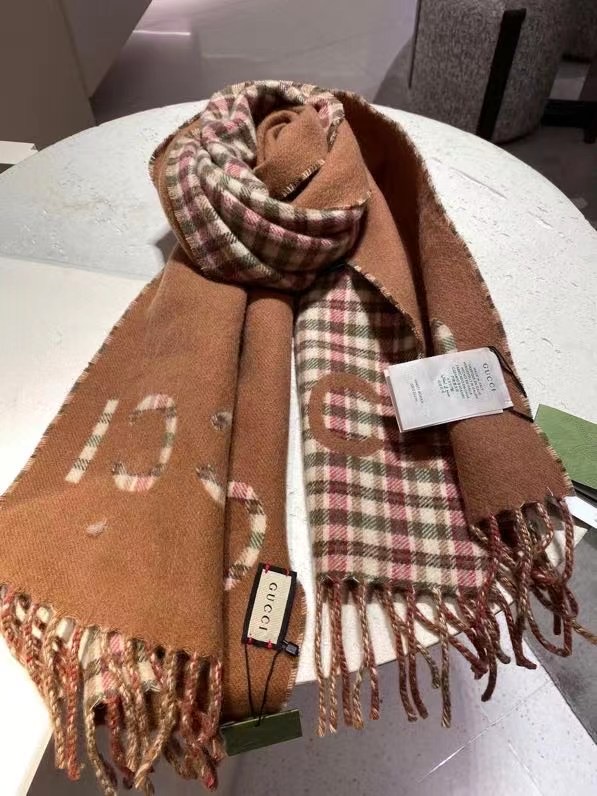 Gucci scarf Wool&Cashmere 33672