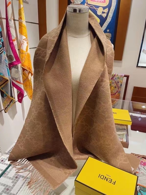 Louis Vuitton scarf Wool&Cashmere 33674