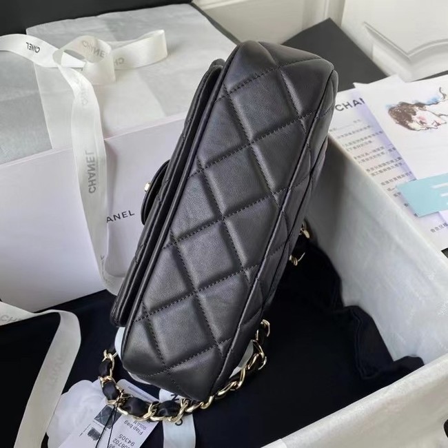 Chanel leather Shoulder Bag AS2798 black