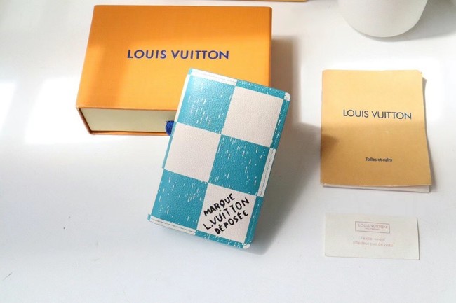 Louis Vuitton POCKET ORGANIZER M60495 light blue