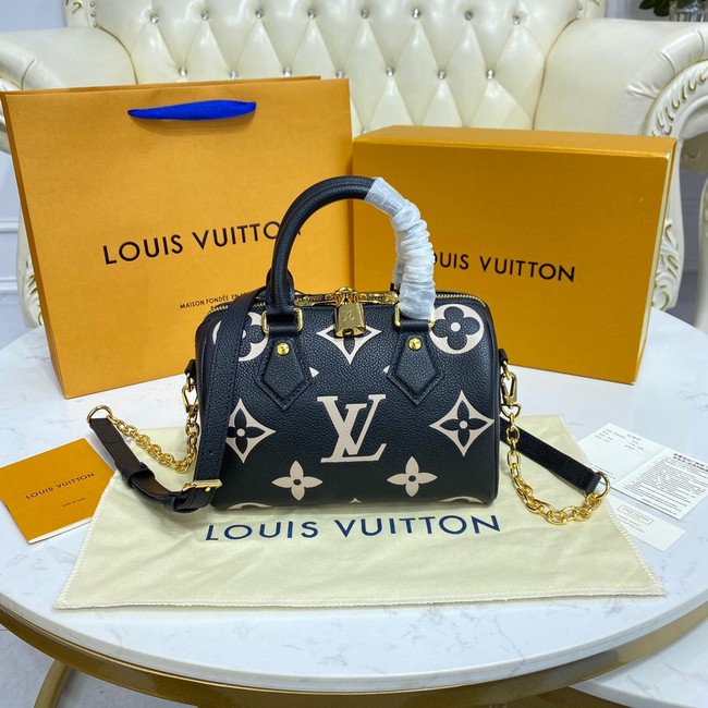 Louis Vuitton SPEEDY BANDOULIERE 20 M58953 Black&Beige