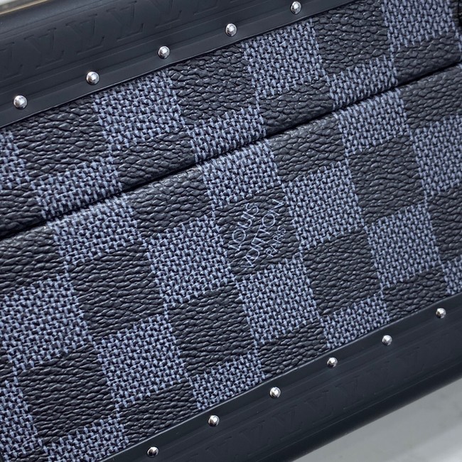 Louis Vuitton Damier Graphite canvas 8 WATCH CASE M47641 black