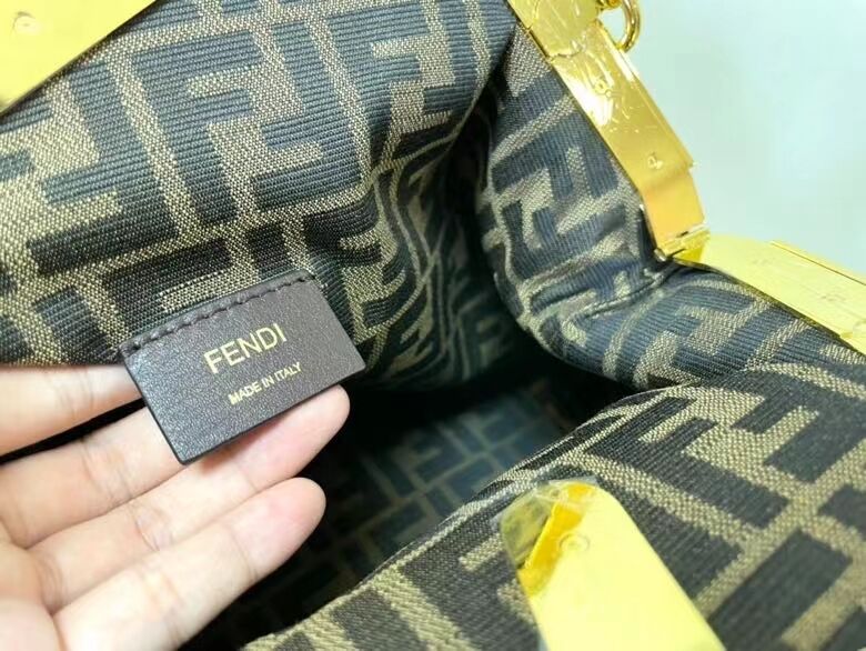 FENDI FIRST MEDIUM leather bag 8BP127AB black