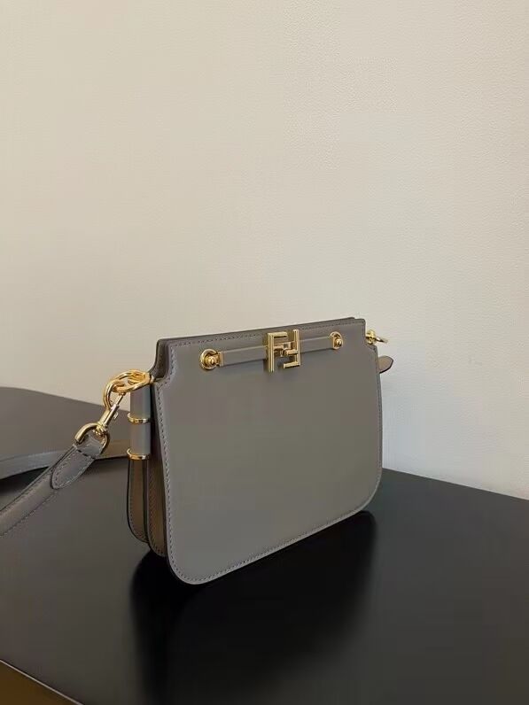 FENDI TOUCH leather bag 8BT349AHK2 gray