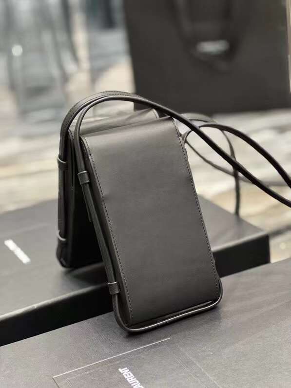 Yves Saint Laurent Calf leather cross-body bag Y567718 black
