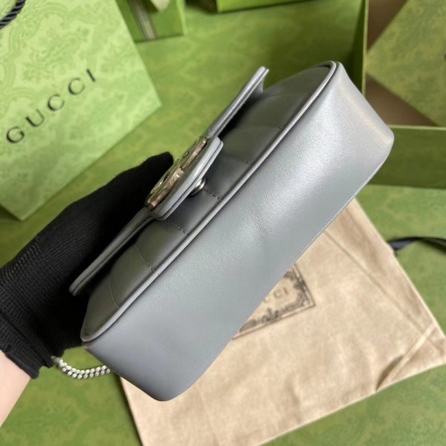 Gucci GG Marmont super mini bag 476433 Grey