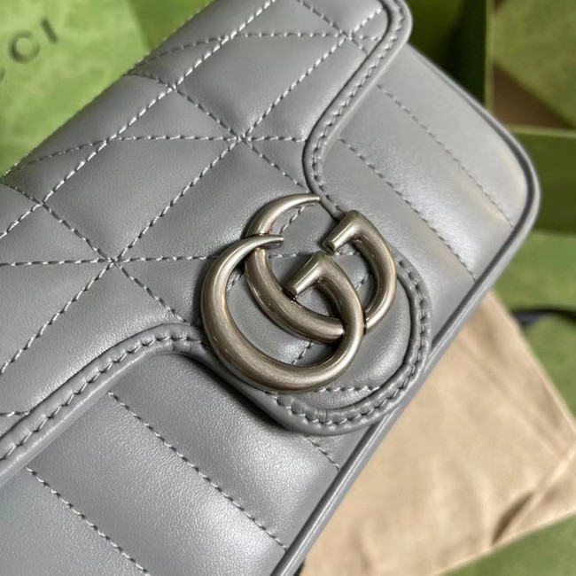Gucci GG Marmont super mini bag 476433 Grey