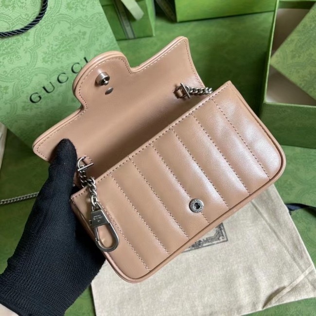 Gucci GG Marmont super mini bag 476433 Rose beige