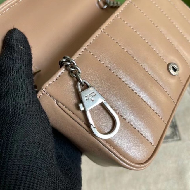 Gucci GG Marmont super mini bag 476433 Rose beige